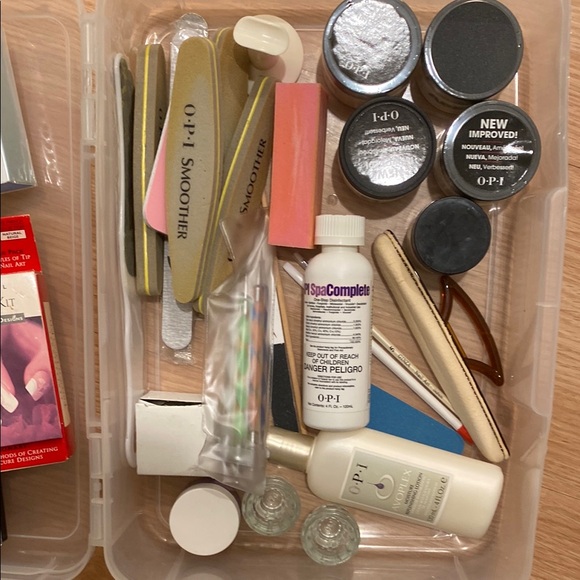 Acrylic Nail Care Collectionwith Tools